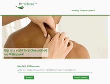 Tablet Screenshot of fitactive.de